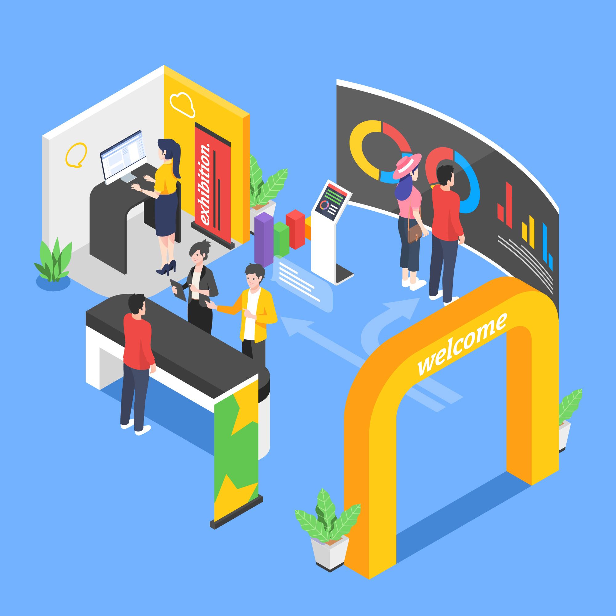 Why Double Decker Exhibition Stands Are Worth It for High-Value B2B Meetings
